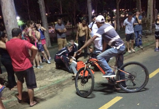 Mãe e filho feridos 1