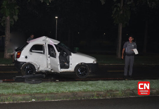 Palio bate em poste 456