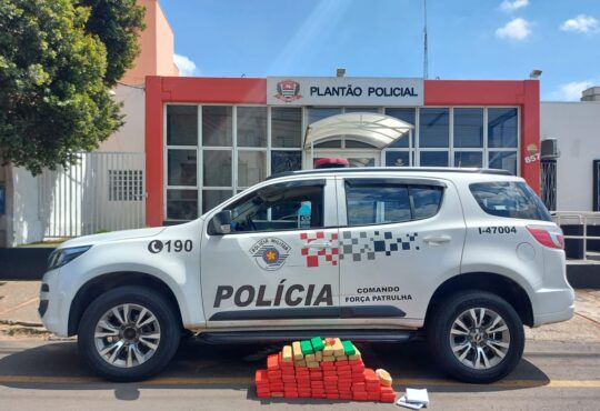 Pm drogas 83 tijolos maconha