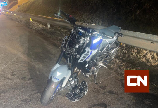 Colisão moto e caminhão 3