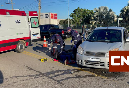 Colisão moto rua ouro 1