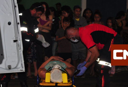 Colisão moto x carro