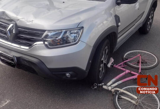 Acidente ciclista conceição