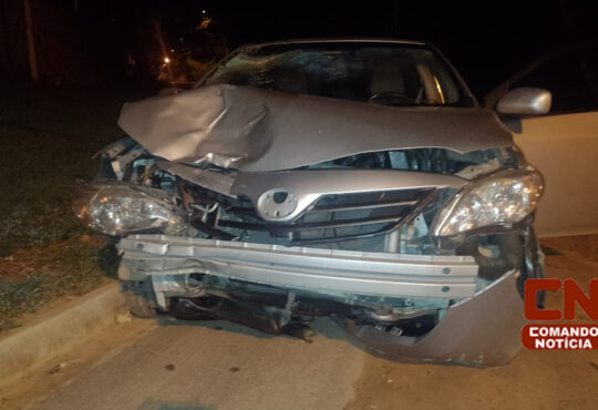 Corrola atropela moto sp 75