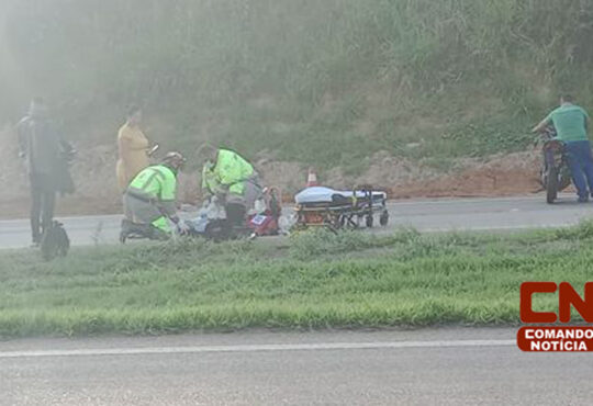 Acidente moto km 38