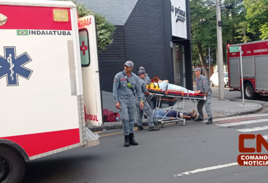 Casal ferido centro em moto cópia