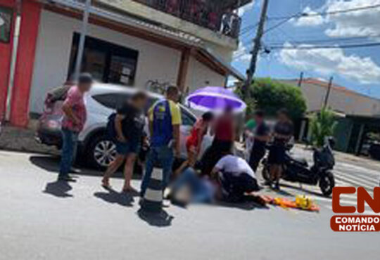Colisão bike e moto jose de campos