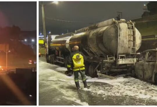 Acidente e explosão na anchieta