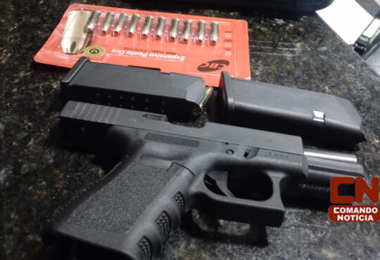 Agressaç com 9 mm vila suiça cópia