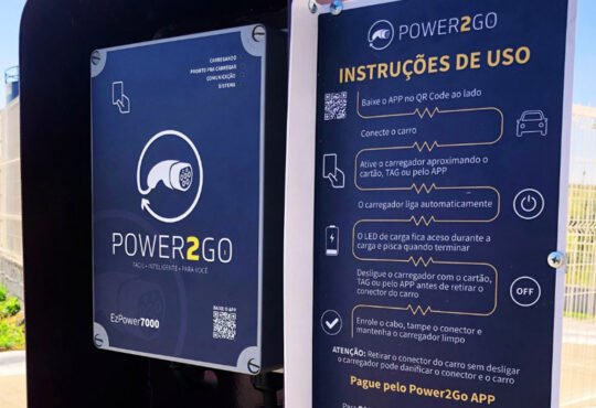 Power 2 go carro eletrico abasteceimento