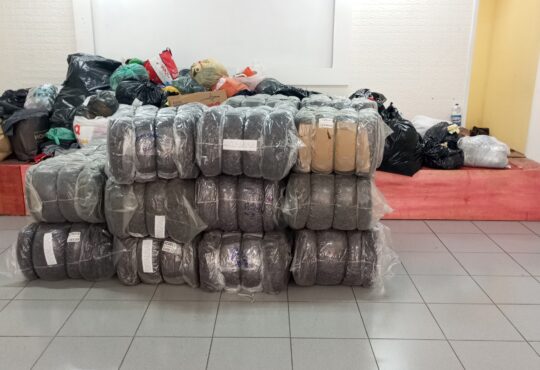 Os cobertores que foram doados pela via colinas e enviados para à população do rio grande do sul (2)