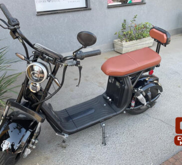 Bicicleta eletrica bate em carro kennedy