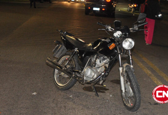 ColisÃo moto uber e fiorino 3