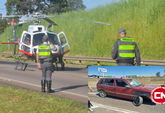 Acidente sp 75 uno atropela funcionario