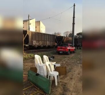 Fogo em vagão trem itu