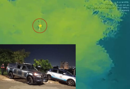 Gm de americana drone localiza bandido morto