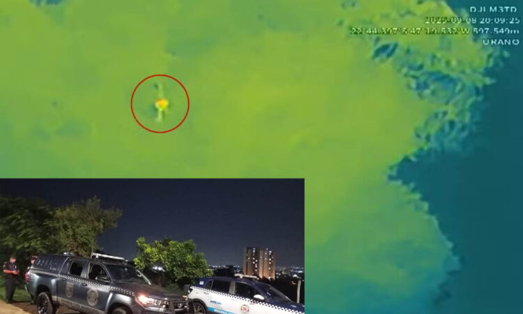 Gm de americana drone localiza bandido morto