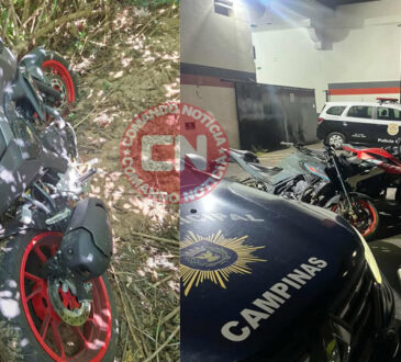 Gm localiza 4 motos em mangue seco campinas