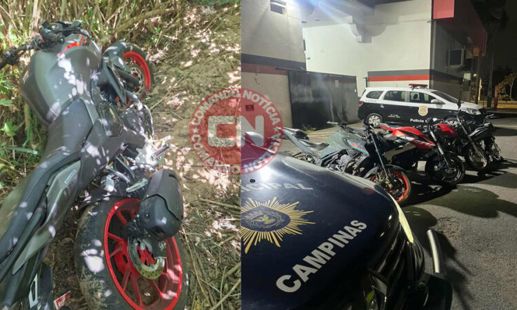 Gm localiza 4 motos em mangue seco campinas