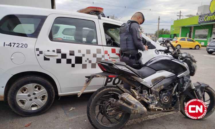 Moto recuperada pela pm jd fernanda