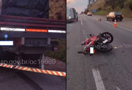 Motociclista morre em rodovia de porto feliz