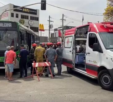 Motorista é atropeladp por onibus wesley justino
