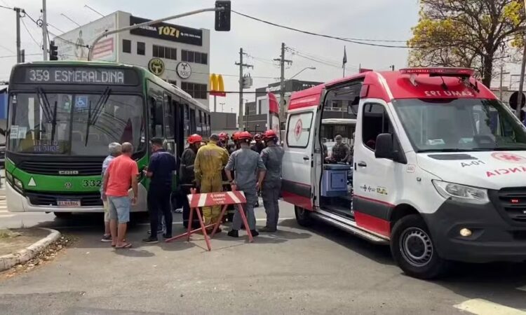 Motorista é atropeladp por onibus wesley justino