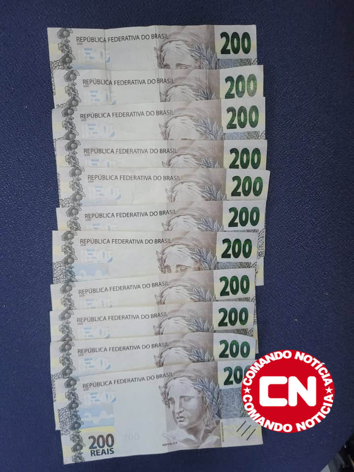 Notas falsas de 200 gcm itu cópia