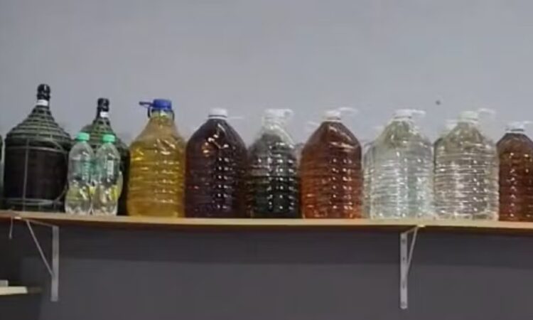 Bebidas falsificadas em salto pc