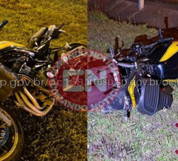 Colisão e atropelamento motociclista sp 75