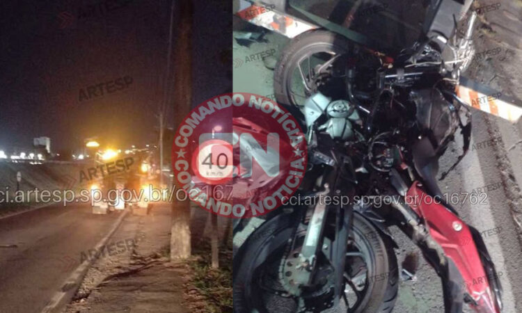 Colisão moto e carreta obito jundiaí cópia