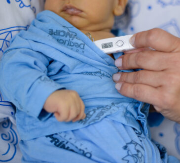 Febre bebê pequeno principe hospital