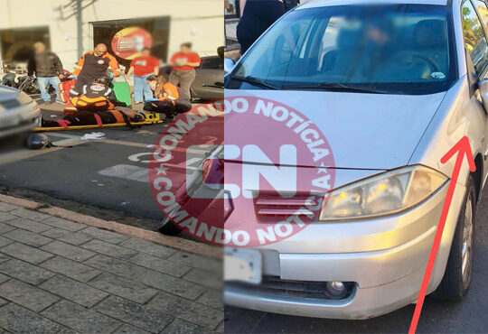 Moça passa mal cai com moto cópia