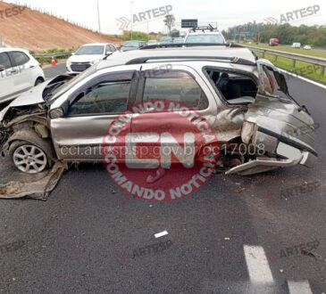 Motorista passa mal e bate em gaurd raill itupeva