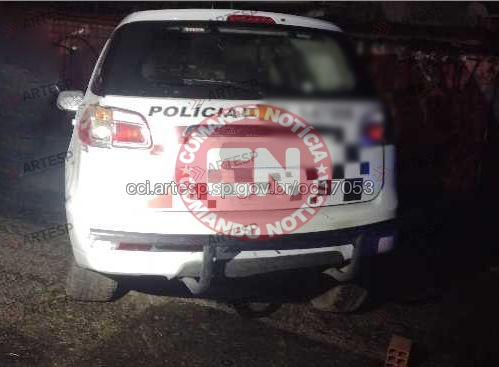 Pm ferido ao bater vtr sp 75