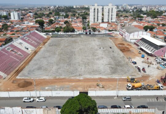 Sandro rodrigues novo gramado no campo do primavera