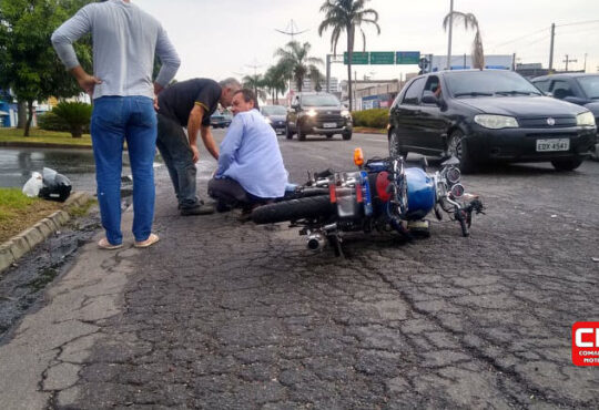 Acidente moto rua 7 com francisco de paula leite
