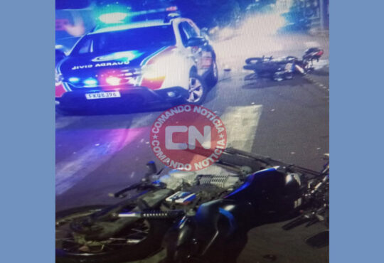 Batida duas motos jd do valle