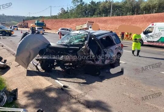 Acidente grave rio claro