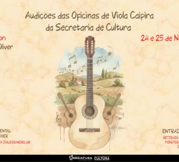 Audicoes viola 24 e 25 novembro 2025 indaiatuba