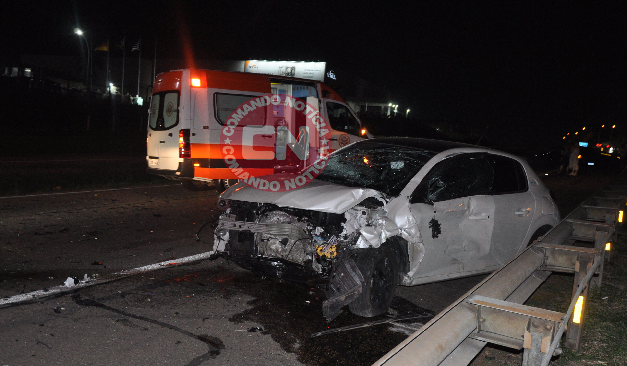 ColisÃo corsa e peugeot sp 75 1