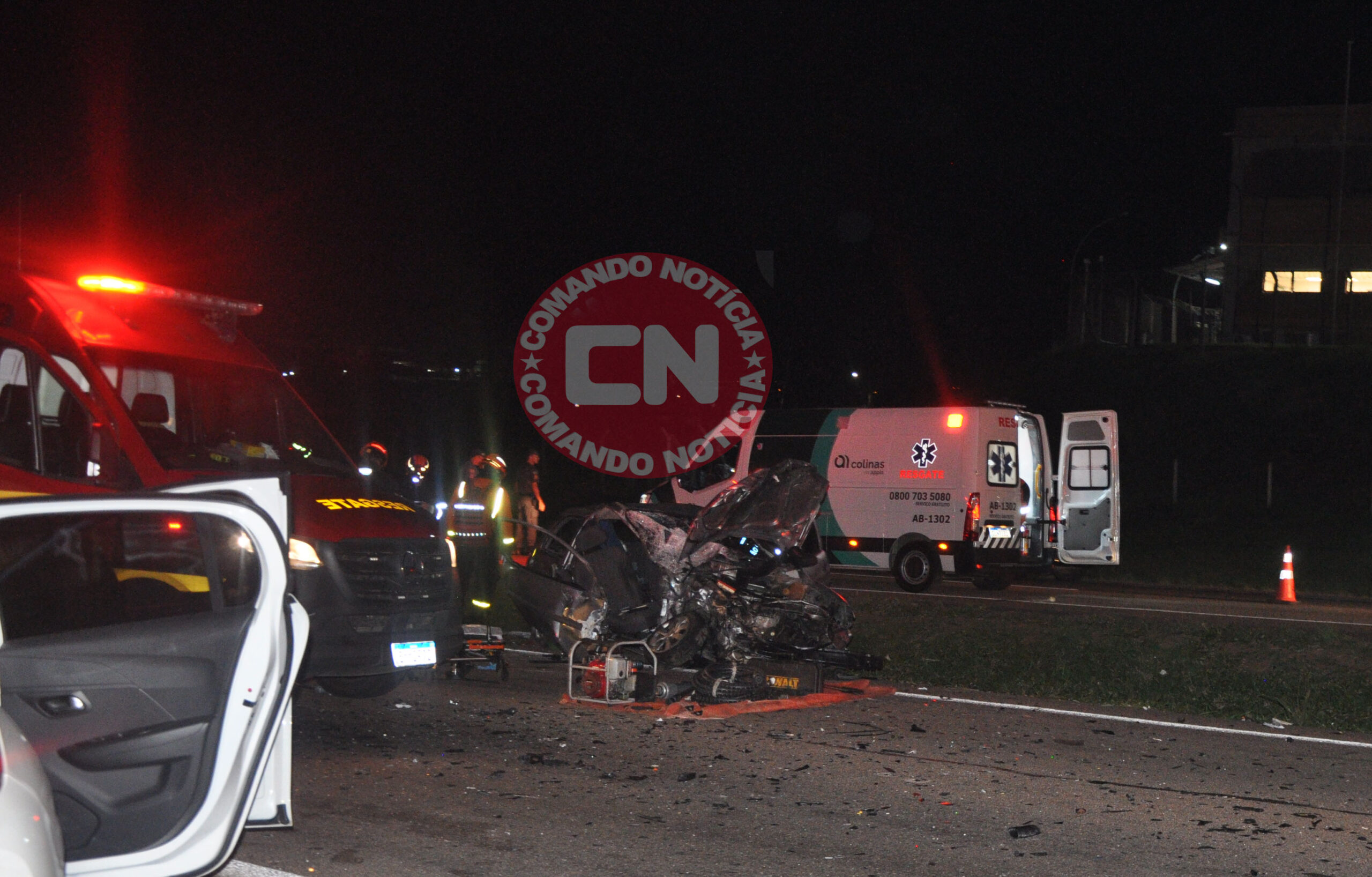 ColisÃo corsa e peugeot sp 753