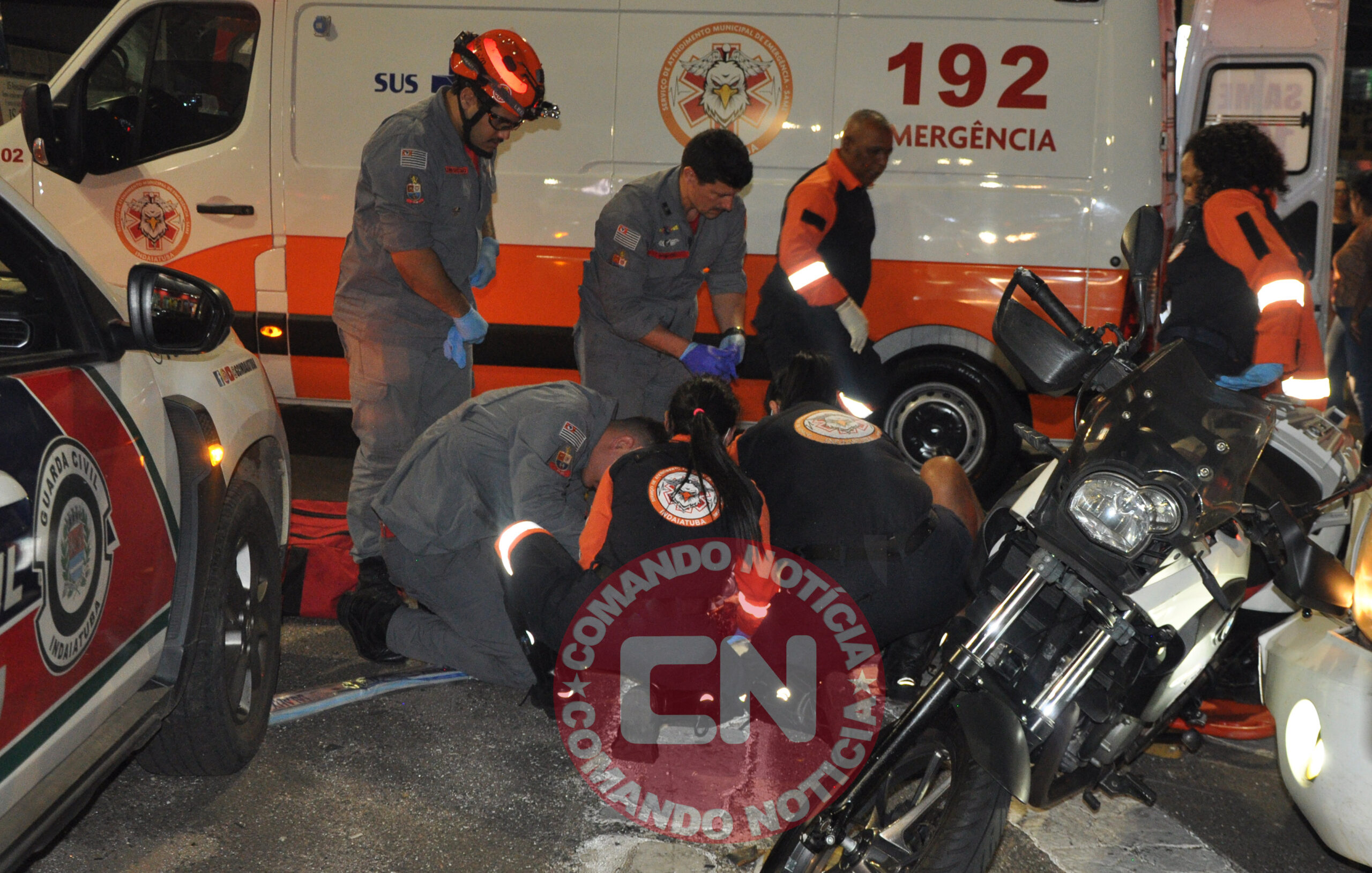 ColisÃo moto bmw e guincho 1