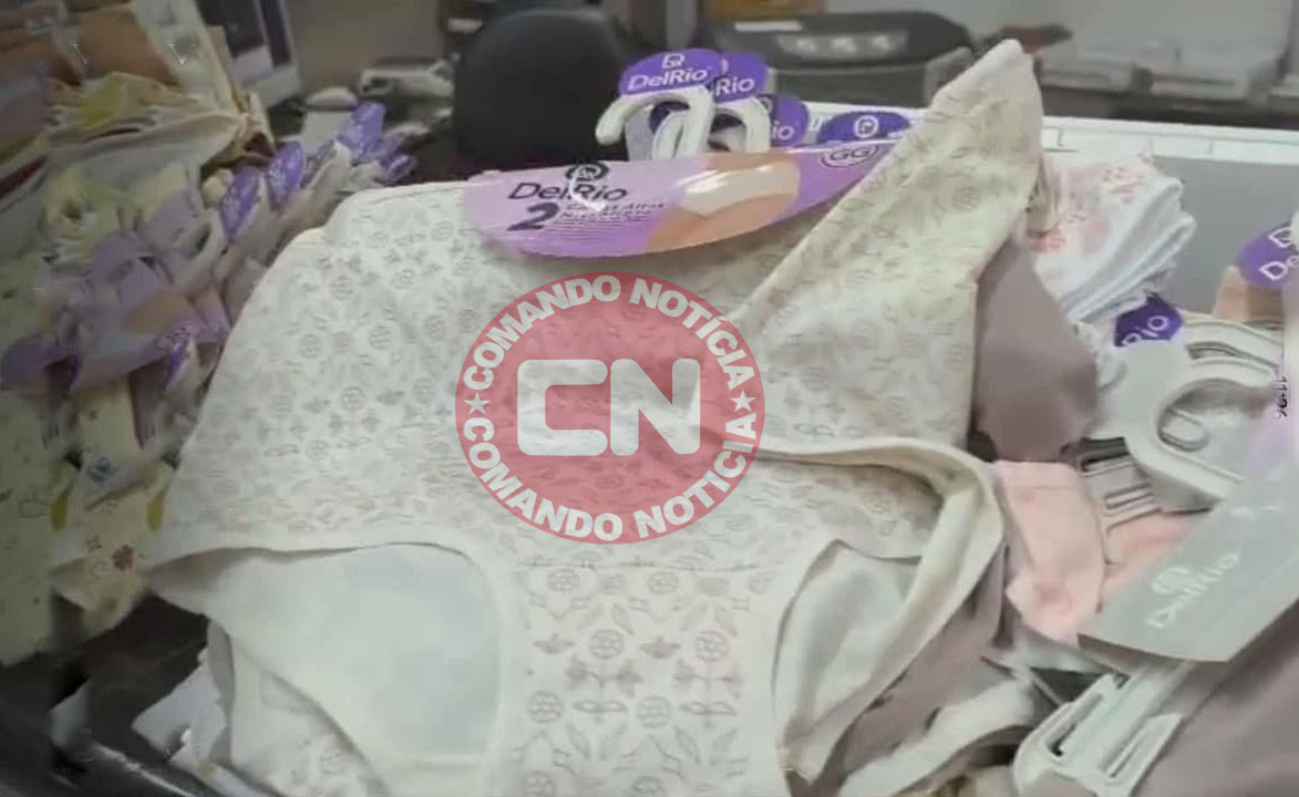 Furto calcinhas polo shopping