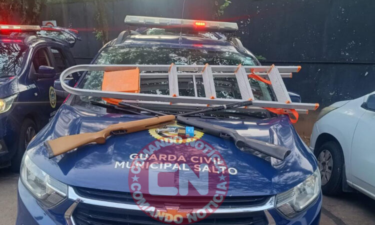 Gcm salto prebde bandidos de creche