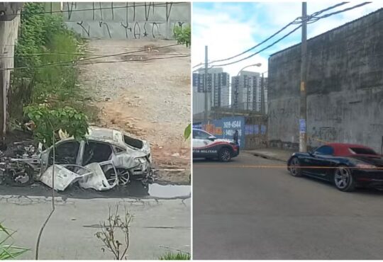 Ladrão tenta roubar porche e morre