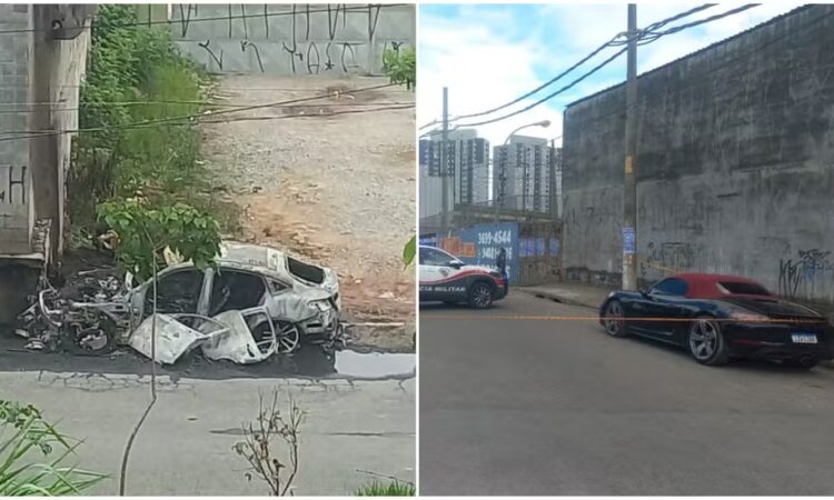 Ladrão tenta roubar porche e morre