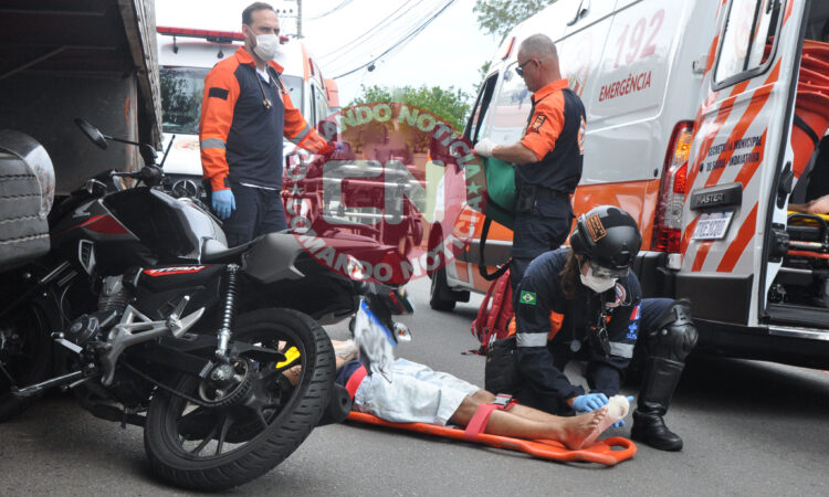 Medica natalia moto colide carreta 5