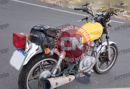 Moto amarela acidente rodovia campinas 1