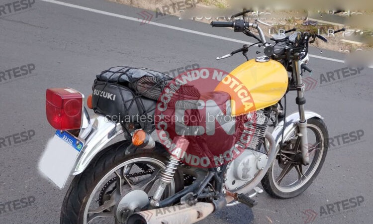 Moto amarela acidente rodovia campinas 1